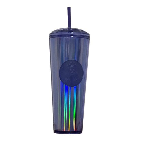 2022 Summer Starbucks Purple Dome 24oz Venti Kaleidoscope Tumbler - Picture 2 of 7